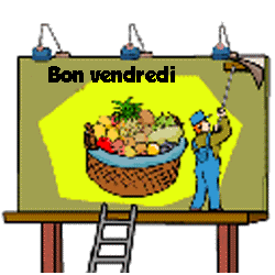 Gif animé Bon vendredi affiche